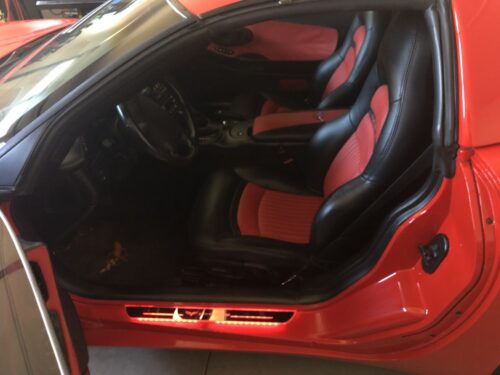 Click to view full screen Scuturi praguri LED personalizate cu text la alegere photo review